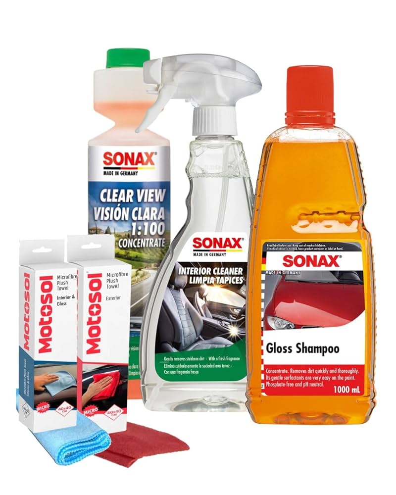 SONAX CAR SHAMPOO AND SCRATCH REMOVER
